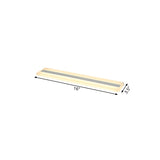 Modern Led Acrylic Flush Mount Light - 16/23.5/31.5 Wide White Ceiling Fixture With Warm/White