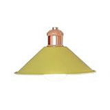 Modernist Conical Suspended Lamp - 1 Light Hanging Fixture In Black/White For Living Room
