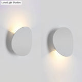 7W Led Round Wall Sconce - Modern Style Bedroom Lighting