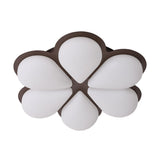 Kids Led Flush Mount Ceiling Light In Grey/White/Coffee For Bedroom
