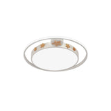 Round Flush Mounted Acrylic Led Ceiling Lamp In Pink/White/Gray Perfect For Bedroom Lighting