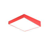 Colorful Square Led Flush Mount Ceiling Light For Kindergarten