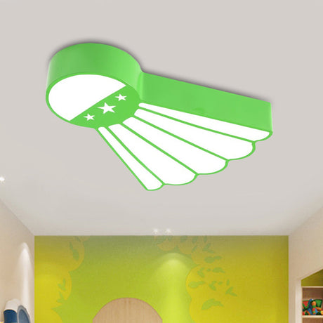Kindergarten Ceiling Mounted Led Light For Kids Badminton Room (Blue/Green/Red)