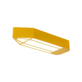Kids Style Led Flush Mount Ceiling Light For Nursery School - Red/Blue/Green Pencil Design