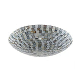 Tiffany Shell Flush Mount Ceiling Light In Beige - 2 Lights Bowl Shade 8 H X 12 Diameter Bedroom