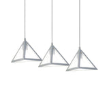 Retro Industrial Hanging Lamp With Wire Guard And Canopy In Black/White - 3 Heads Pendant Lighting