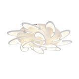 Contemporary Floral Led Ceiling Light Fixture In Warm/White/Natural With 3/6/9 Lights
