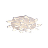 Contemporary Floral Led Ceiling Light Fixture In Warm/White/Natural With 3/6/9 Lights