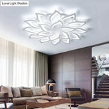 Acrylic Ceiling Lamp Living Room Kitchen Bedroom Modern Remote Control Colorful Atmosphere Light