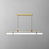 Acrylic Island Pendant Light: Sleek Pole Design With Led: Perfect For Dining Room Gold / 47
