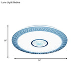 Acrylic Led Flush Ceiling Mount Light For Living Room & Kids Bedroom