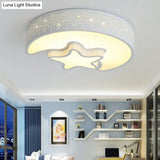 Acrylic Moon And Star Ceiling Light Fixture For Bedroom