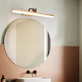 Adjustable Arm Led Wall Mount Light With Antler Design - 17/23/31.5 Wide Acrylic Bathroom Lighting