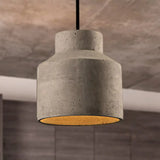 Adjustable Cord Industrial Pendant Lighting In Grey - 6.5/8.5/10.5 Diameter Barn/Cylinder/Dome Shape
