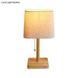 Alkurah - 1-Light Bedroom Pull Chain Table Lamp