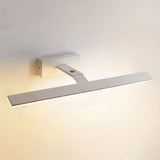 Aluminum Single Vanity Light Fixture - Armed Nordic Minimalist Style White / 28 Natural