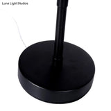 Aluminum Usb Table Lamp - Sunset Glow Led Spotlight In Black For Contemporary Bedroom Lighting