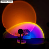 Aluminum Usb Table Lamp - Sunset Glow Led Spotlight In Black For Contemporary Bedroom Lighting