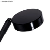 Aluminum Usb Table Lamp - Sunset Glow Led Spotlight In Black For Contemporary Bedroom Lighting