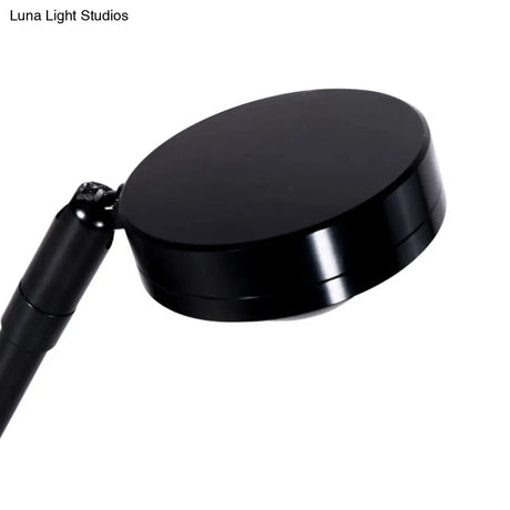 Aluminum Usb Table Lamp - Sunset Glow Led Spotlight In Black For Contemporary Bedroom Lighting