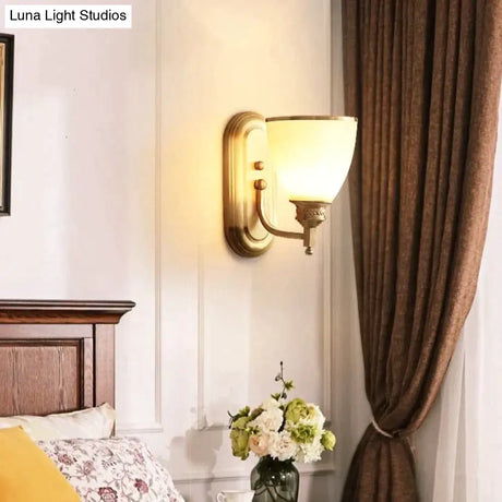 American Bedroom Bedside Copper Wall Lamp Lamps