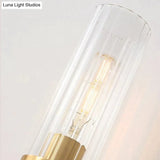 American Modern Minimalist Light Luxury Bedroom Lamps All Copper Wall Lamps Copper Wall Lamps