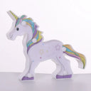 Animal-Shaped Led Nightstand Lamp For Bedroom Decor White-Purple / Battery