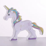 Animal-Shaped Led Nightstand Lamp For Bedroom Decor White-Purple / Battery
