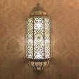 Antiqued 4-Head White Glass Sconce: Restaurant Wall Flush Mount Light