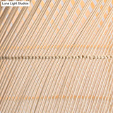 Asian Style Rattan Pendant Light With Hanging Wire - Bell Shape Lighting Fixture (39) Bedroom Décor