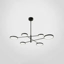 Aurora - Modernist Ring Ceiling Chandelier Metal Pendant Light Fixtures With Hanging Cord For