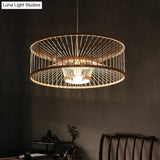 Bamboo Pendant Light: Stylish Single-Bulb Wood Suspension Fixture