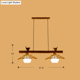 Bamboo Pendant Lighting: Conical Island Light With White Glass Shade