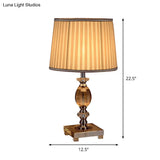 Barbara - Modernist Font Nightstand Light