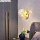Bedside Glass Shade Wall Mount Light With Creative Star Design