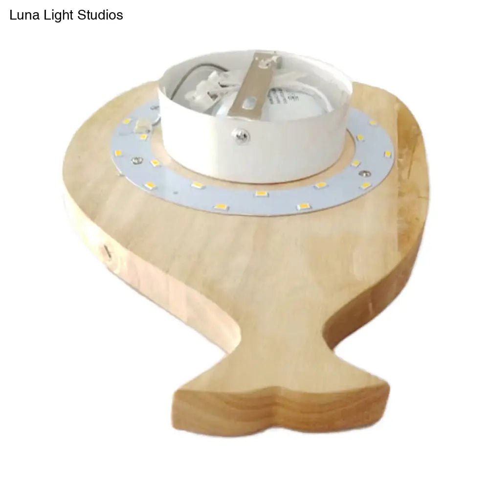 Beige Cloud Cartoon Wall Lamp With Clock For Boys And Girls Bedroom Lighting