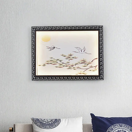 Black Aluminum Led Flush Wall Sconce For Elegant Room Decor