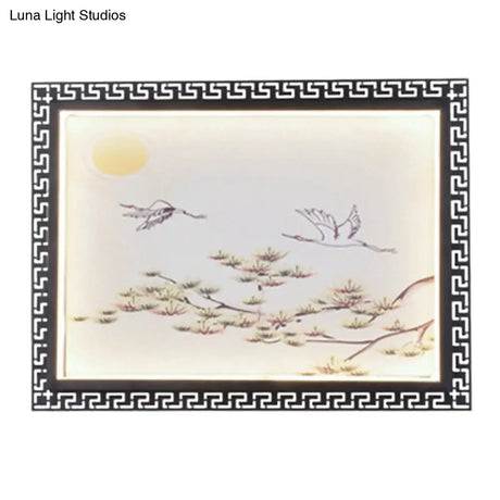 Black Aluminum Led Flush Wall Sconce For Elegant Room Decor