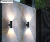 Black Gray Up Down Outdoor Wall Light 6W 10W 20W 30W 36W Porch Garden Waterproof Home Lighting