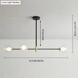 Black Metal Island Pendant Lighting With Modern Minimalist Design For Dining Table