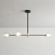 Black Metal Island Pendant Lighting With Modern Minimalist Design For Dining Table 3 / Clear