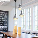 Black/Pink Macaron Style Pendant Ceiling Light With Double Glass Shade