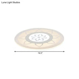 Blossom Acrylic Led Flushmount Ceiling Lamp In Warm/White 8’/16.5’20.5’ Wide