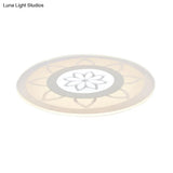 Blossom Acrylic Led Flushmount Ceiling Lamp In Warm/White 8’/16.5’20.5’ Wide