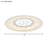 Blossom Acrylic Led Flushmount Ceiling Lamp In Warm/White 8’/16.5’20.5’ Wide
