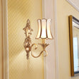 Brass Curved Wall Sconce With Traditional Style - Perfect For Living Room Lighting 1 /