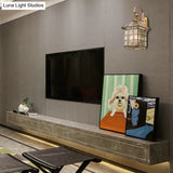 Brass Geometric Sconce: Traditional 3-Bulb Wall Lamp For Living Room
