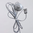 Bronze Wire Guard Iron Floor Light - Industrial Style 2-Headed Indoor Standing With Pressure Gauge