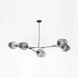 Bubble Chandelier With Modern Glass Ball Shade - 5/6/7 Lights Black/Gold Finish Ceiling Lighting