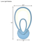 Candy Colored Cartoon Sconce Lamp For Childs Bedroom Stair Wall